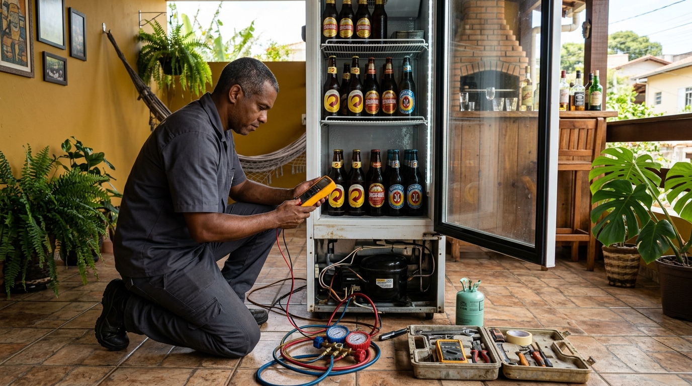 Reparo de Cervejeira Residencial em Itajaí‑SC